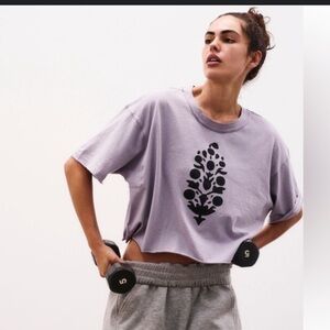 FP Movement Women's Purple Graphic Top